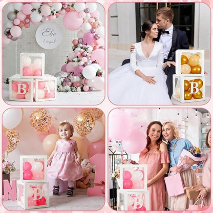 8 Pack Transparent Balloon Boxes - Image 4