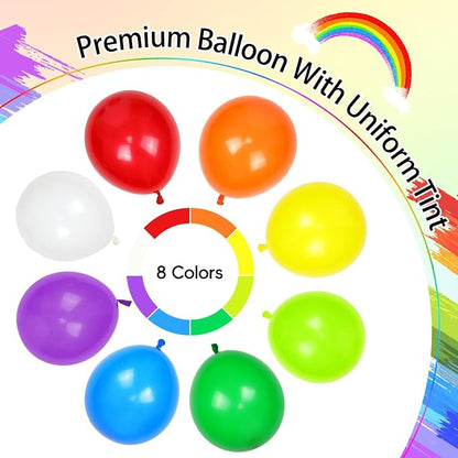164pcs Colorful Balloon Arch Kit Red Purple Yellow Blue Green Balloons | - Image 4