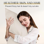 ZIMASILK Upgraded 100% 6A Grade Pure Mulberry Silk Pillowcase for Hair and Skin Silk Pillow Cases with Reinforced Hidden Zipper, More Soft & Durable, Gift Box (Standard 20"x26" Taupe)
