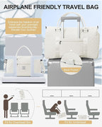 Gym Bag Womens,Travel Duffel Carry on Bag Sport Tote Bag Weekend Overnight Bag