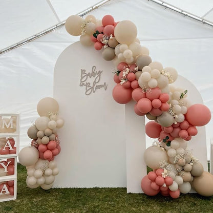 110pcs Dusty Pink Balloons 12 Inch Latex Balloon - Image 5