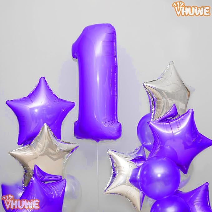 Purple Star Balloons 18 Inch - Image 7
