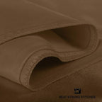 BLISSFORD Luxury Satin Pillowcase for Hair – Queen Satin Pillowcase with Zipper, Camel (Pillowcase Set of 2)