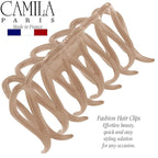 Camila Paris CP3523 French Large Hair Clips for Women Thick Hair for Long Wavy Curly Hair, Girls Hair Claw Clips Styling Big Hair Clip for Thick Hair, Strong Hold No Slip Grip Claw Clip Made in France