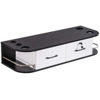 BarberPub Beauty Locking Wall Mount Styling Station Barber Beauty Spa Salon Equipment 6154-5012 (Black&White)