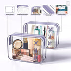Veken 9/11 Set Compression Packing Cubes for Travel Essentials,Compressible Expandable Large Luggage Suitcase Organizer Bags for Clothing,Durable Space Saver Storage Bags(Purple Gray)