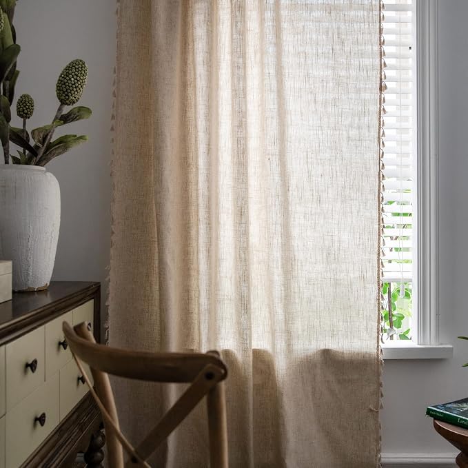 Sutuo Home Boho Curtain 63 Inches Long - Image 2