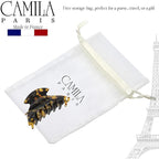 Camila Paris CP2465 French Hair Clip for Women Thick Hair for Long Curly Wavy Hair, Handmade Tokyo, Girls Hair Claw Clips, Durable Styling Big Claw Clip for Thick Hair, Strong Hold Grip Made in France
