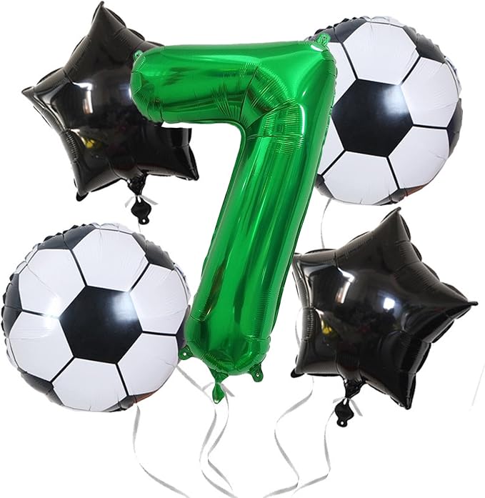 Number Balloons Green Party Balloon - Image 6