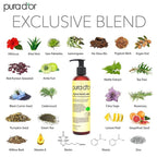 PURA D'OR 8 Oz Original Gold Label Anti-Thinning Biotin Shampoo Natural Earthy Scent, CLINICALLY TESTED Effective Results, Herbal Blend Hair Thickening Products, Women & Men, Color Treated Hair