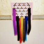 Extension Holder - Styling Extension Holder, Acrylic Hair Separator, Hair Extension Holder Board | Hair Tinsel Organizer, Home And Salon Wig Grafting Plate With Clip For Hairpieces Sectioning Display