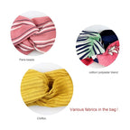 DRESHOW 10 Pack Boho Headbands for Women Vintage Cross Elastic Head Wrap Hair Accessories