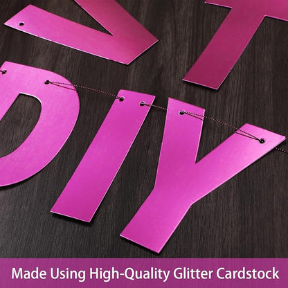 TaoBary 112 Pcs DIY Letter Kit Glitter Customizable Banner Letters Include 107 - Image 3