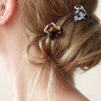 Cobahom Hair Clip, 6Pcs Small Hair Clips Mini Hair Claws Tortoise Shell Leopard Acrylic Hair Jaw Clips Clamps for Women Girls Thin Thick Hair