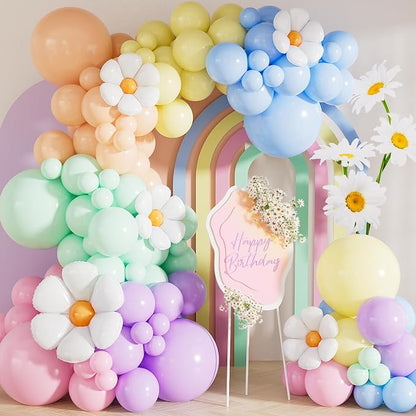 Daisy Balloon Arch Garland Kit, Daisy Party Decorations by Haolongfa