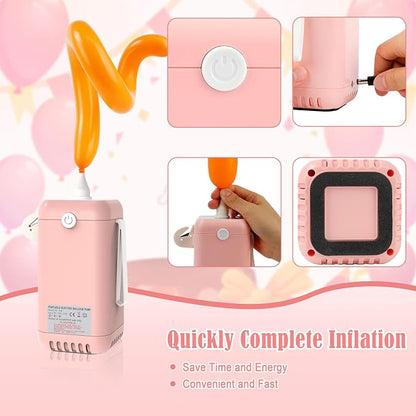 Ball Pump Balloon Pumps Electric, Balloon Pump Portable Long Animal Balloon Pump - Image 3