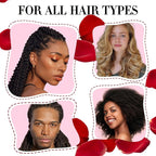 Rose Water for Hair Moisturizing Refreshing Spray for Locs - Rose Water and Peppermint Hair Scalp Moisturizer Hydrating Dreadlock Spray to Nourish Prevents Dry Natural Loc Care and Maintenance 250ML