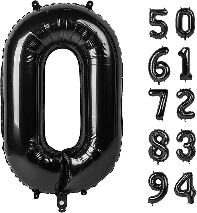 Black 0 Balloon by IWERP