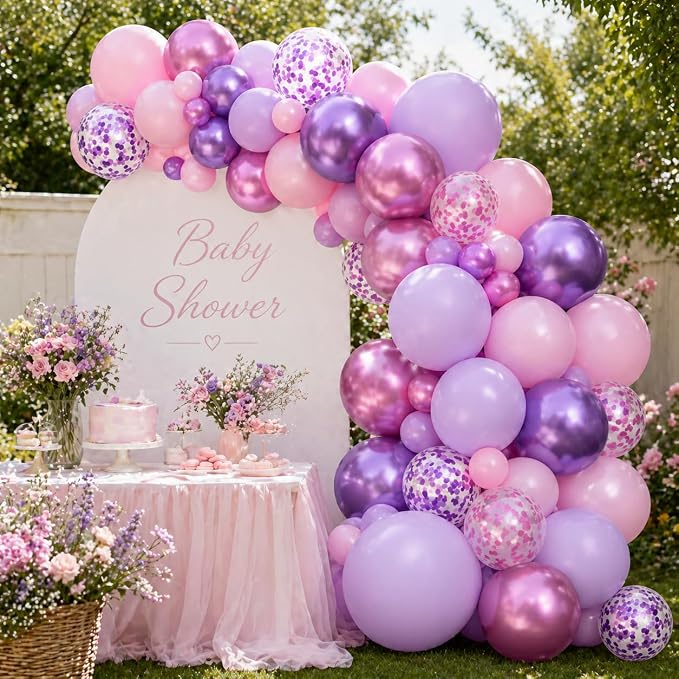 Pink and Purple Balloons - Image 8