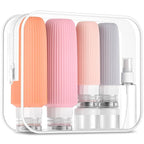 16 Pack Travel Bottles for Toiletries, Oversize Silicone Travel Containers jar for Toiletries, Leak Proof Refillable Liquid Shampoo And Conditioner Travel Essentials toiletry Bottles