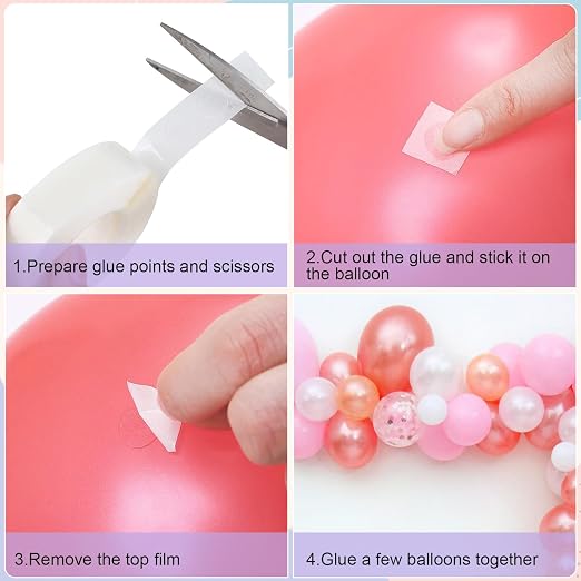 3000 Pieces Glue Points, Balloon Tape, Sticky Dots, Double Sided Glue Points - Image 3