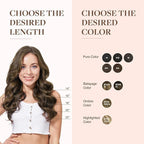 GOO GOO Clip in Hair Extensions Real Human Hair, Remy Human Hair Extensions Clip ins for Women, Natural Human Hair, 20 Inch 130g 7Pcs, 2C/4E/6C Brown Sugar Swirl Highlights