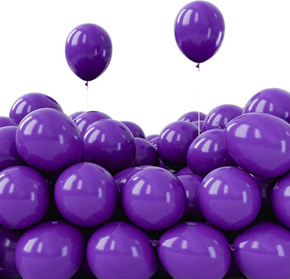 PartyWoo Purple Balloons 50pcs Dark Purple Royal Color 5 Inch | Balloons by PartyWoo