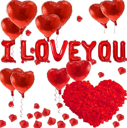 I Love You Balloons and Heart Balloons by Tedercle