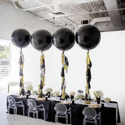 18 Pcs Foil Balloons Shiny Round Balloons Set Large Balloon Garland Arch - Image 4