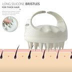 Sndyi 2 Pcs Scalp Massager Shampoo Brush, Scalp Scrubber with Soft Silicone Bristles, Scalp Exfoliator for Dandruff Removal, Scalp Massager for Hair Growth, Wet Dry Hair Brush for Scalp Care