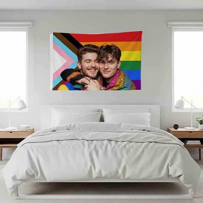 Nxwdwqa Custom Pride Bunting Flag 3X5 Ft Personalized Flags Design Your Image - Image 6