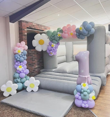 Number 5 Balloons 40 Inch for 5 15 Birthday Decorations, Cream Purple | Jumbo - Image 4