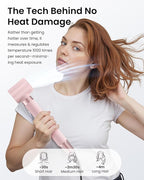 5 in 1 Hot Air Styler Wrap – High-Speed Hair Dryer Brush with Auto Wrap Curlers, Fast Drying & Frizz-Free Styling, No Heat Damage, Volumizing Brush with Travel Bag Gift for Women