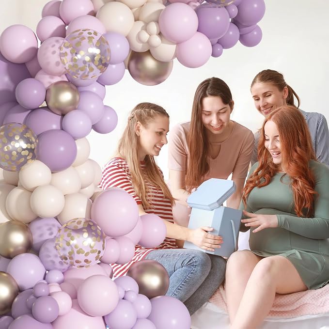 Ouddy Party Dusty Purple Balloon Arch Garland Kit 18 12 10 5Inch | Different - Image 5
