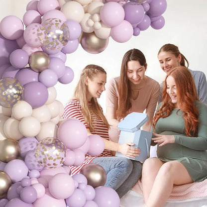 Ouddy Party Dusty Purple Balloon Arch Garland Kit 18 12 10 5Inch | Different - Image 5