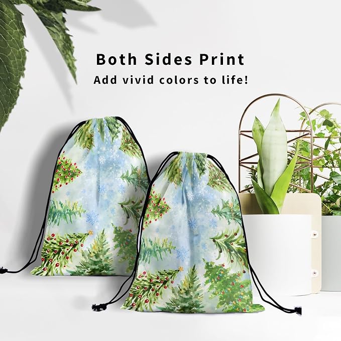 Watercolor Winter Trees Grips Bag - Image 7