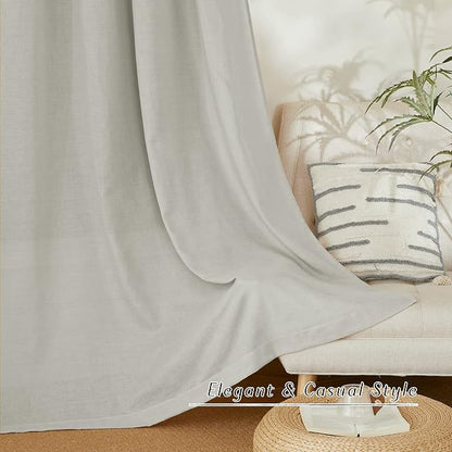 NICETOWN Linen Curtains 96 inches Long - Image 6