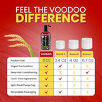 MOEHAIR Semi-Permanent Hair Color | Temporary Red Hair Dye 8 Oz | No Ammonia, Sulfate or Paraben | Intermixable & Vegan | Voodoo Fire Engine Bright Red Hair Color | Drip-Free Formula | Easy to Use