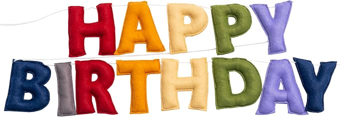 Pre-Strung Happy Birthday Banner by Unknown