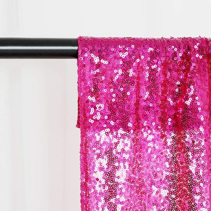 Sequin Backdrop Hot Pink 8ft x 8ft Glitter Photo Booth Backdrop | Sequin Photo - Image 7