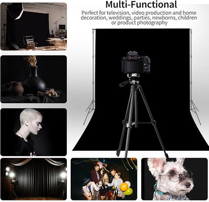 10 x 20 ft Backdrop Background Black Screen Black Backdrop - Image 7
