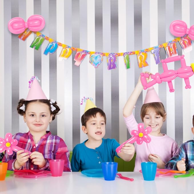 LXZFCRG 260 Long Balloons for Animals, Latex Twisting Balloons for Garland - Image 7
