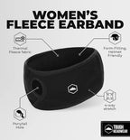 Tough Headwear Winter Headbands for Women - Ear Warmers - Ear Muffs for Winter - Fleece Headband for Men & Women for Cold Weather