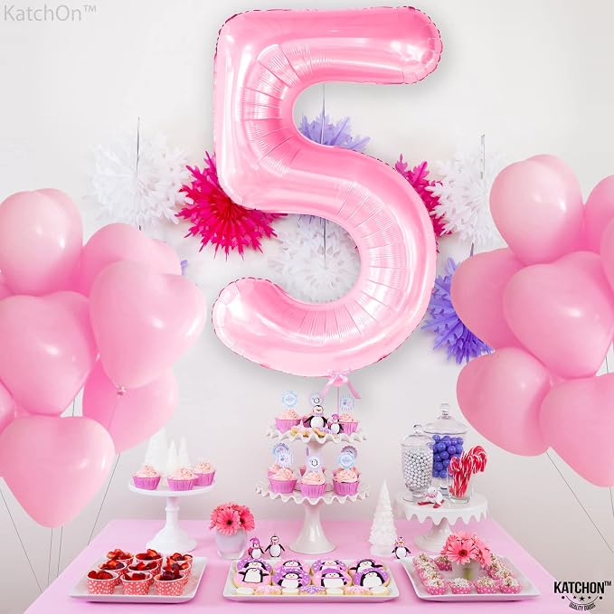 KatchOn Pink 5 Balloon - Image 8