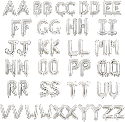 52 Pcs 2 Sets of 16 Inch “A-Z” Letter Balloons Set – Complete Alphabet Mylar by Broeify
