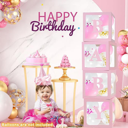 Lovelite Pink Baby Boxes with Letters - Image 3