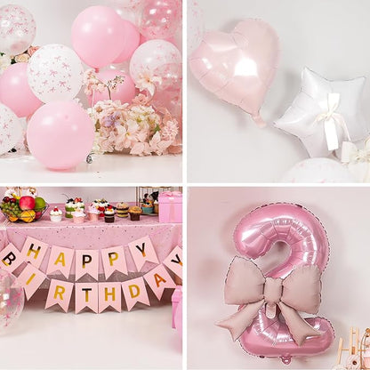 2nd Pink Bow Birthday Decorations - Image 7