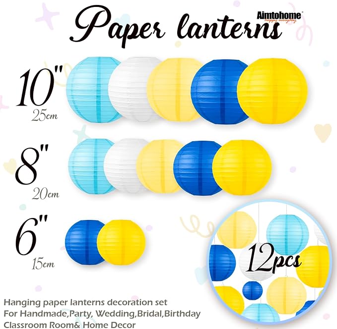 Bright Paper Lanterns Set - Image 3