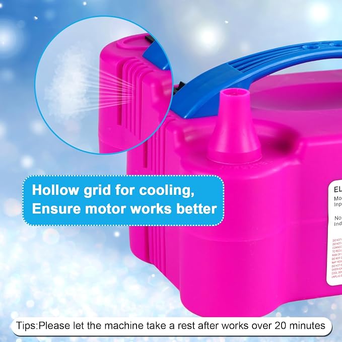 Electric Balloon Pump Dual Nozzle 110V 600W - Image 7
