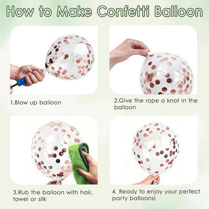 Green and Pink Balloons, Sand White, Rose Gold, 12 Inch | Sage Green Latex - Image 3